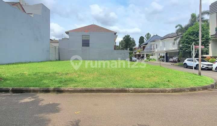 Kavling Siap Bangun, di Hook Jalan, Bintaro Jaya Sektor 7