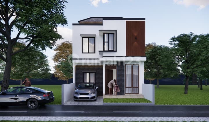 Rumah Konsep Modern Harga Ekonomis di Buluh Indah Denpasar Barat