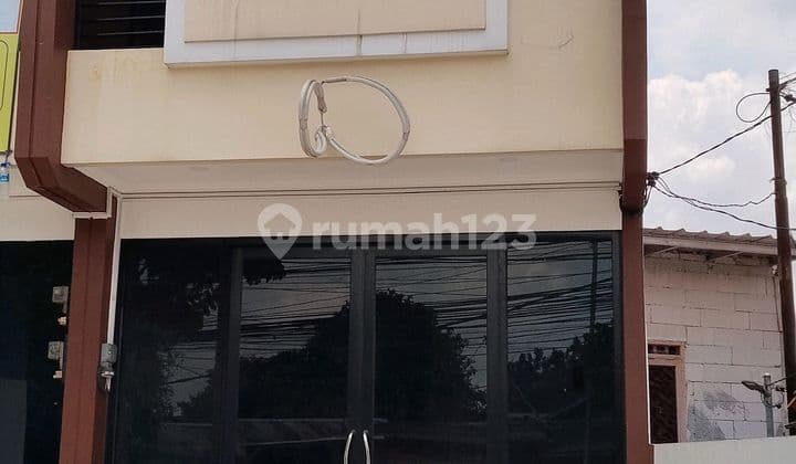 For Sale 2-Story Shop House, Flood-Free Location in Kedung Halang Bogor