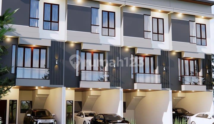 Modern Minimalist 3-Story House on Jl Menteng Wadas Setiabudi