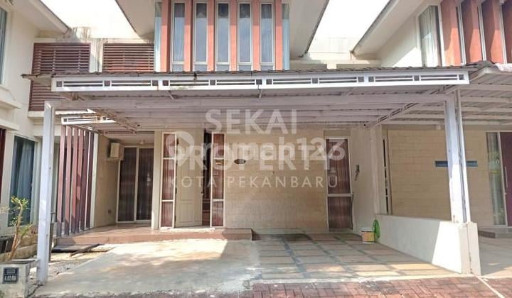 DISEWAKAN RUMAH CLUSTER FULL FURNISH 2 LANTAI LOKASI DI PERUMAHAN CLUSTER CITRALAND-PEKANBARU