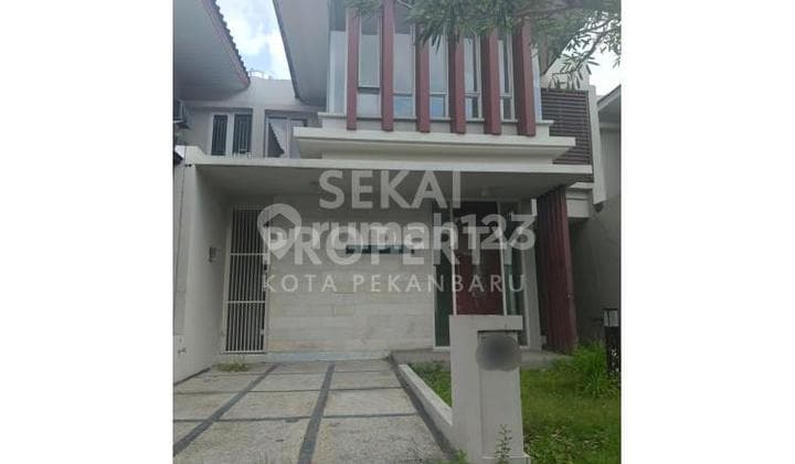 DIJUAL RUMAH CLUSTER MEWAH 2LT KONDISI BARU LOKASI JL. SOEKARNO HATTA - PEKANBARU