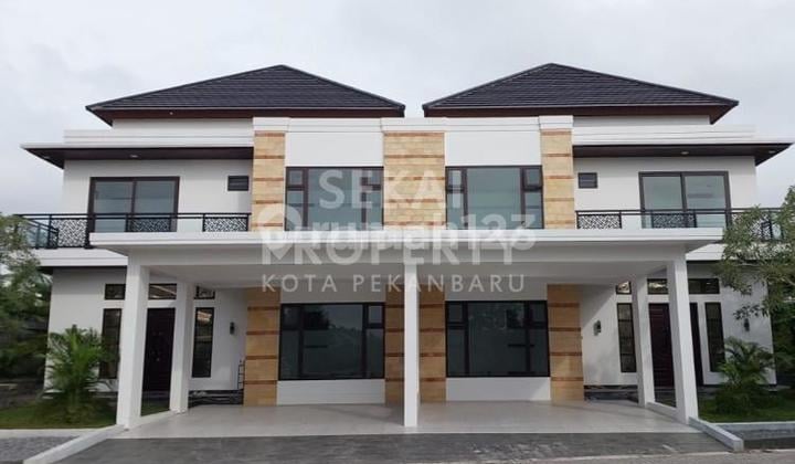 Dijual Rumah Cluster Baru 2 Lantai Konsep Bali di Parit Indah