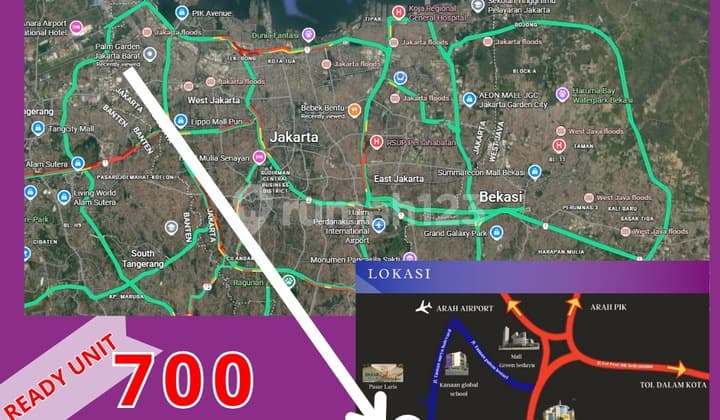 Townhouse di Jakarta Barat