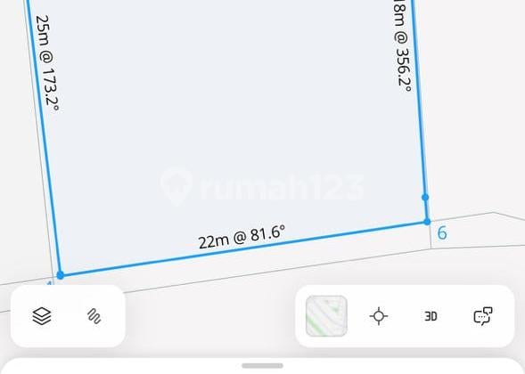 Tanah Premium Dengan View' Laut Pantai Balangan