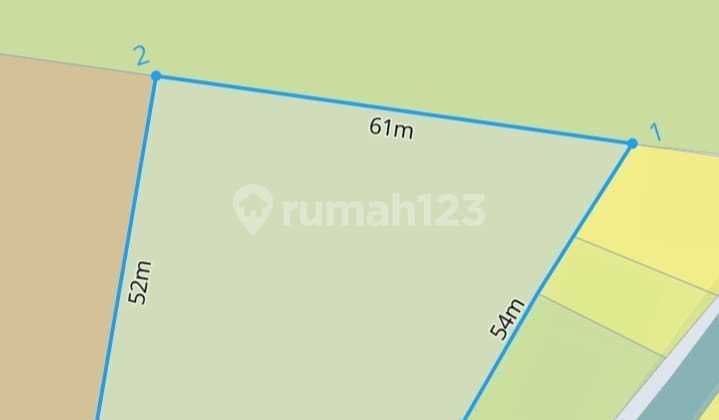 Tanah 2600 m2 (26 are) Super Langka Siap Bangun di Jalan Utama Tibu Biyu di Pantai Kelating Tabanan Bali
