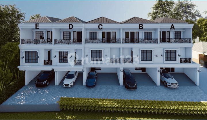 American Classic Modern 3 Lantai di Hajinawi, Dekat MRT & PIM, Start 1,9M!