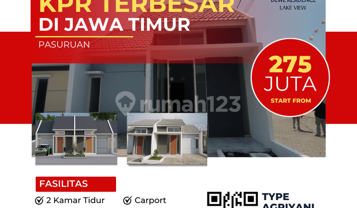 Dijual Rumah Type 36/66 Edelweiss Blok D1/25 – Lokasi Strategis & Dekat Tol