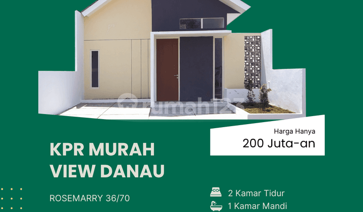Rumah Minimalis Rosemarry 36/70 D10/12, View Danau
