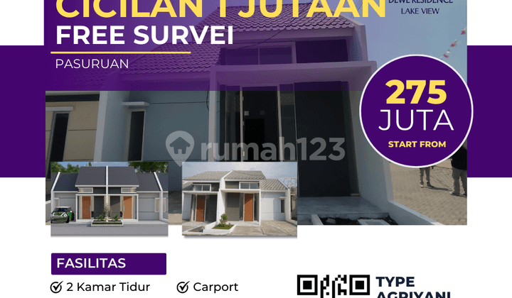 Dijual Rumah Edelweiss 36/66 – Blok D1/26, Hunian Impian Terjangkau DP 0
