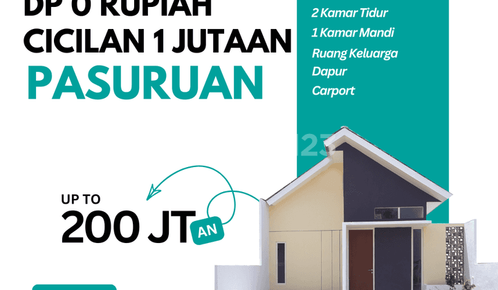 Rumah Rosemarry 36/70 – Blok D10/12A: KPR dengan DP 0 Rupiah