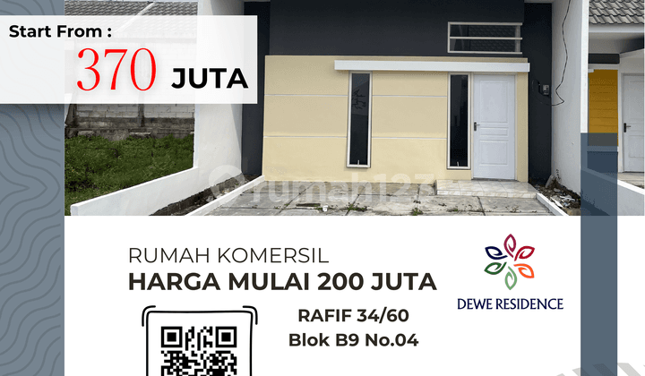 Mulai 200 Juta! Hunian RAFIF B9/4 Pandaan, Cicilan Flat