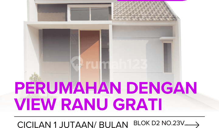 Rumah Type Agriyani Type 36/66 – Blok D2 No.23, Dekat Danau