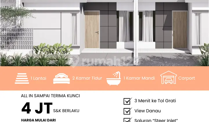 Rumah Murah Aster 36/60 – Cukup UTJ 100 Ribu saja!