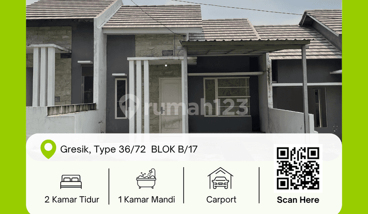 Rumah 36/72 Blok B/17, Type Shubuh: UTJ Ringan
