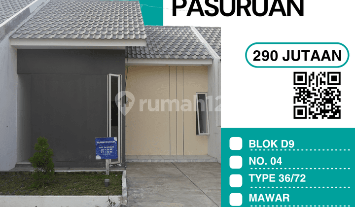 Mawar 36/72 – Blok D9 No.04: KPR Strategis Dekat Tol