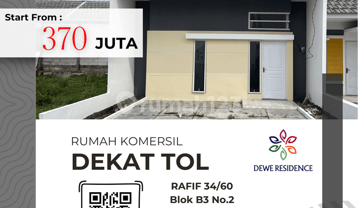 RAFIF 34/60 Blok B3/2, Dekat Tol Sukorejo <300 Juta