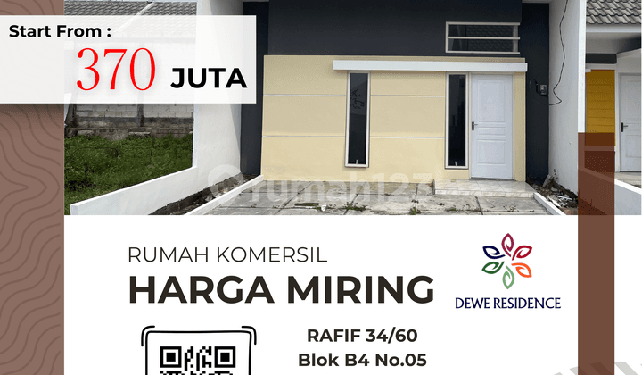 Hunian Asri RAFIF B4/6 Sukorejo, UTJ 500Rb Harga Miring