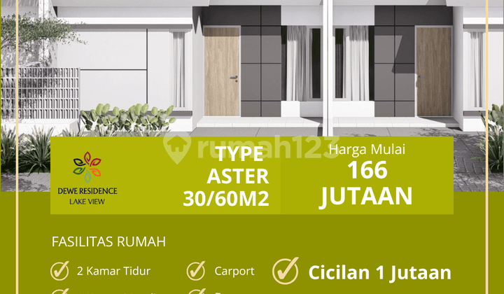 Promo Rumah Subsidi ASTER 36/60 D3/05) Siap Huni