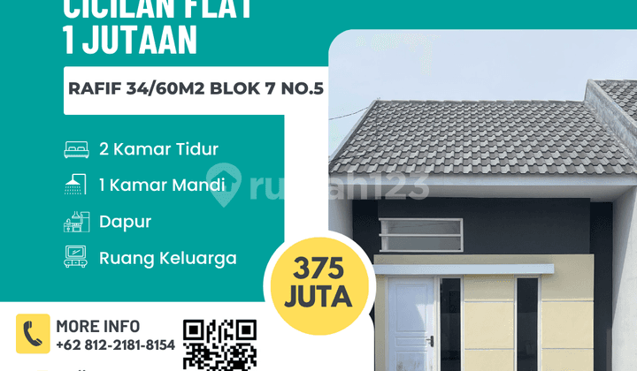 RAFIF 34/60 Blok B7 No.5: Rumah Murah Diskon Hingga 70 Juta