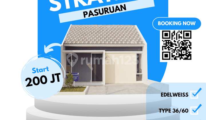 Hunian Edelweiss 36/60 – Blok D1/25, Tanpa DP