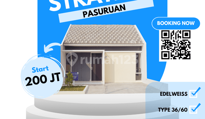 Hunian Edelweiss 36/60 – Blok D1/25, Tanpa DP