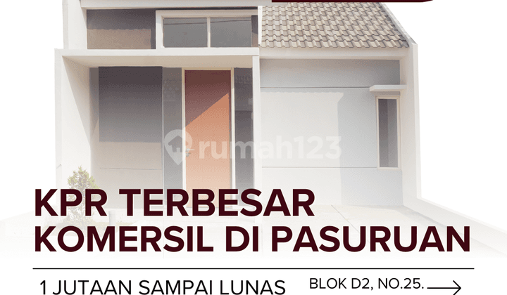 Hunian Agriyani 36/60 Blok D7/02, Rumah Idaman DP 0 - UTJ Ringan