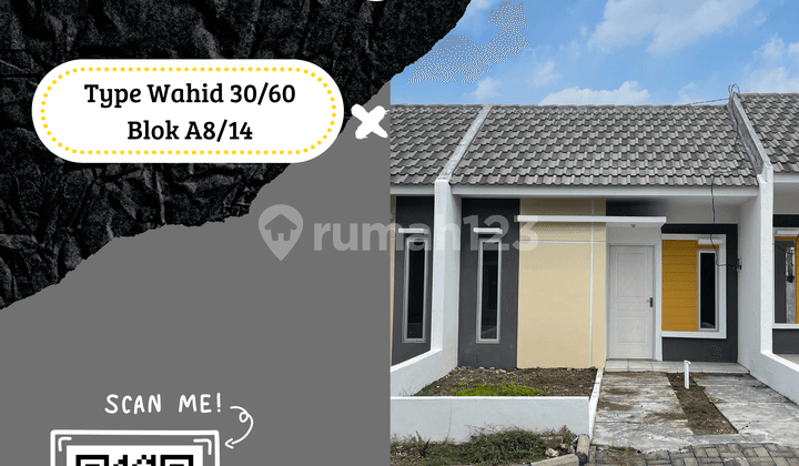 Hunian Asri Tipe WAHID 30/60 Blok A8 No.14 – 5 Menit dari PIER
