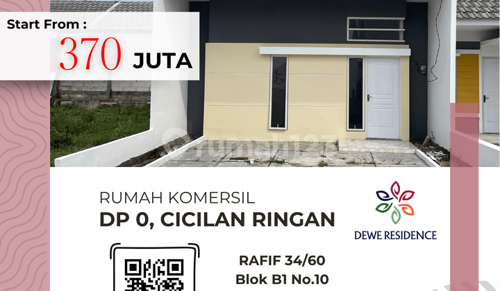 RAFIF B1/10 Prigen, Rumah Eksklusif DP 0 Cicilan Tetap