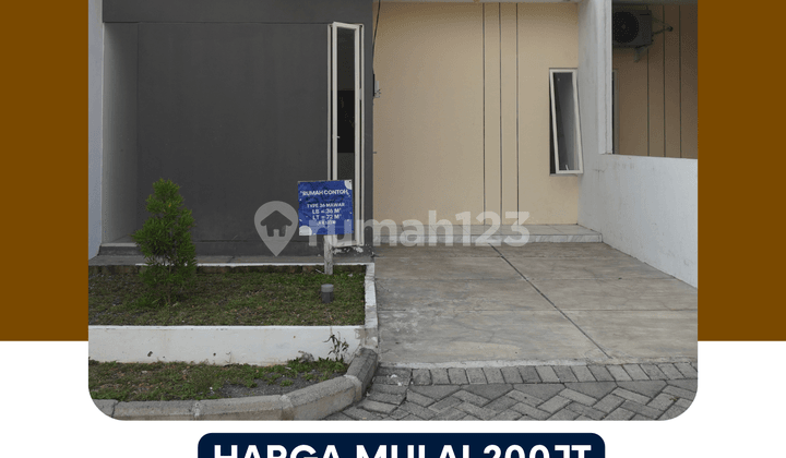 Jual Rumah 2 Kamar Type Mawar 36/72 di Pasuruan