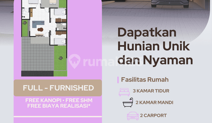 Type 36 House with 142m Land Area in Kasih Regency, 5 Million Down Payment!