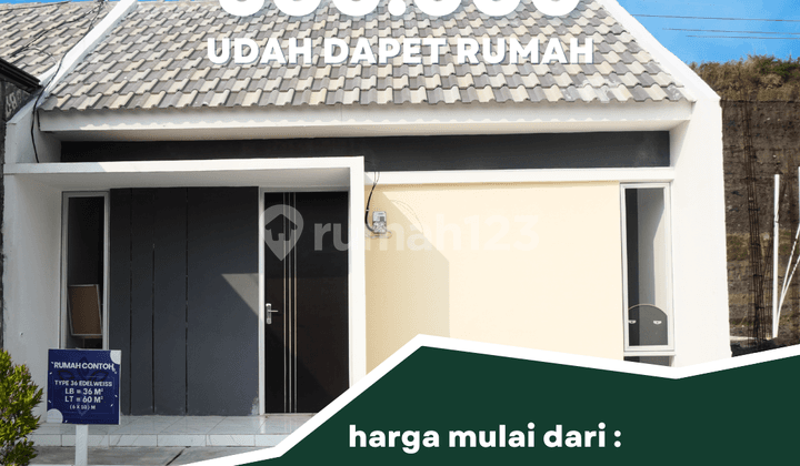 Rumah Dijual DEWE RESIDENCE hanya Rp240 Jutaan Type Edelweiss