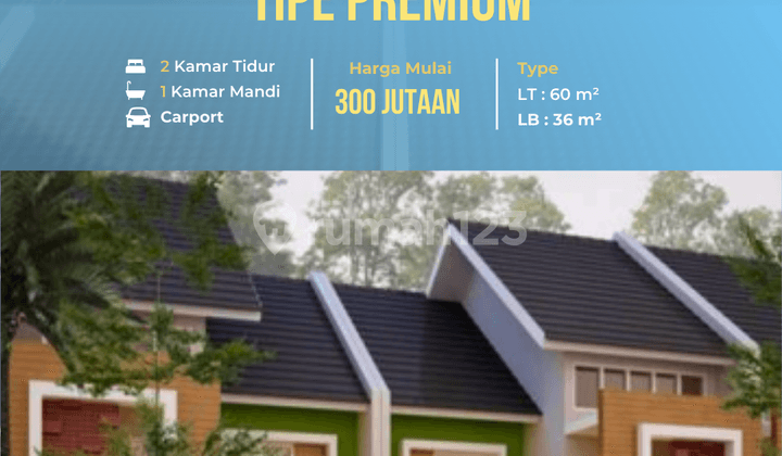 Rumah Dewe Residence Tipe Premium 34/60 Purworejo, Utj 500rb