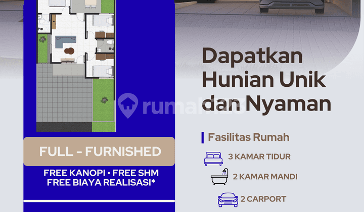 Premium House in the Front Block of Kasih Regency | Type 55/140 A2-01, Strategic Location