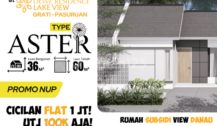 Rumah Dijual Tipe Aster di Kejayan Pasuruan