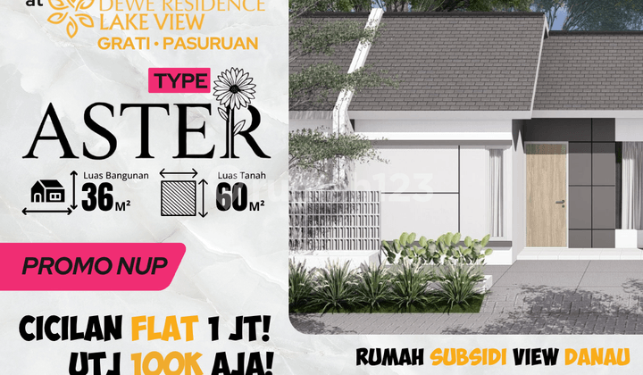 Rumah Dijual Harga Mulai Rp166 Jutaan di Grati Pasuruan