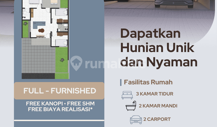Unit Istimewa Rumah Tipe 55/183 Kasih Regency | Tanah Super