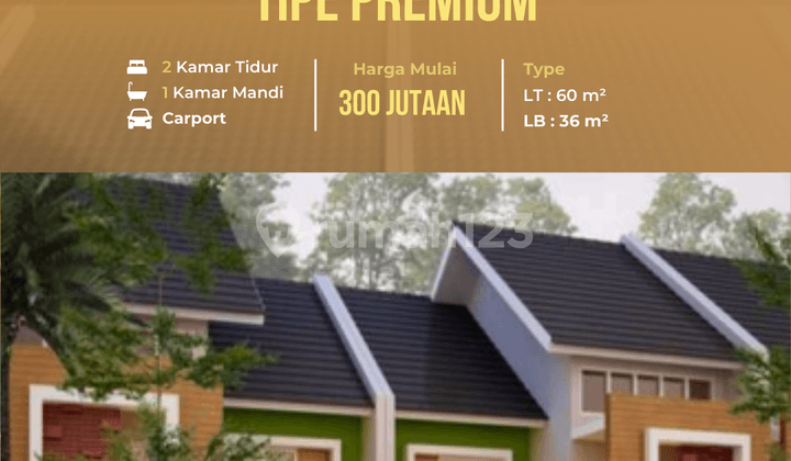 Rumah Dijual Tipe Premium Blok B9-6, Cicilan Flat 5 Tahun