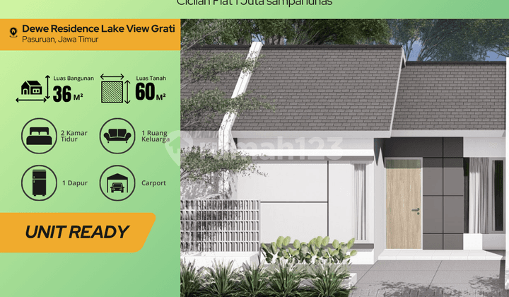 Siap Huni Tipe Bougenville Blok A1 di Purwodadi Pasuruan
