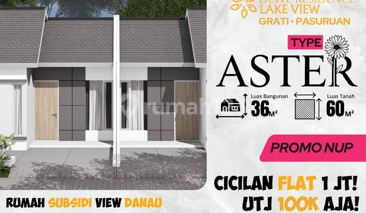 Rumah Murah Ester 36/60 Pandaan, Harga Mulai 166 Jutaan!