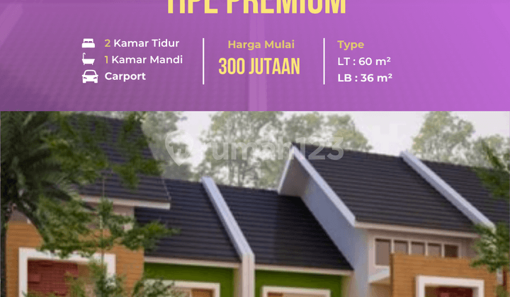 Rumah Dijual di Pasuruan- Tipe Premium Blok B8-6 cicilan 1 jt an