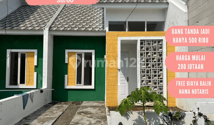 Rumah Type 36/60 Premium Blok B1 No. 8 Legalitas Lengkap HGB