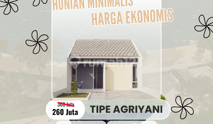 Rumah Type Agriyani Blok D5 No. 01 View Danau Ranu Grati