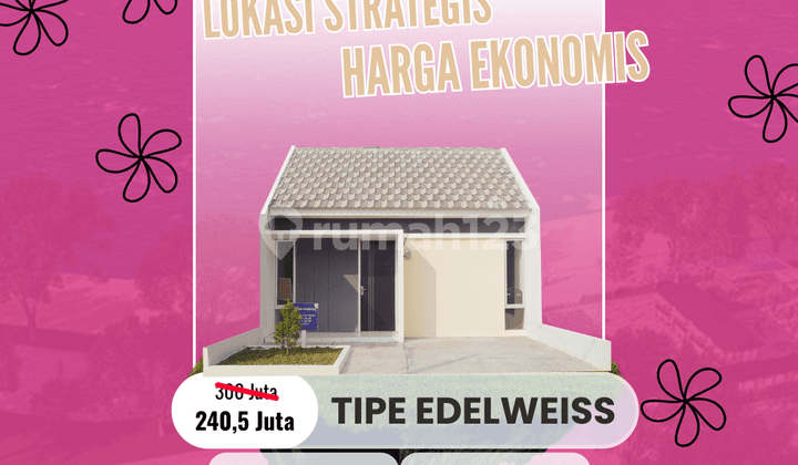 Edelweiss Type Residence 36/60 Block D1 No. 26, Light KPR Installment