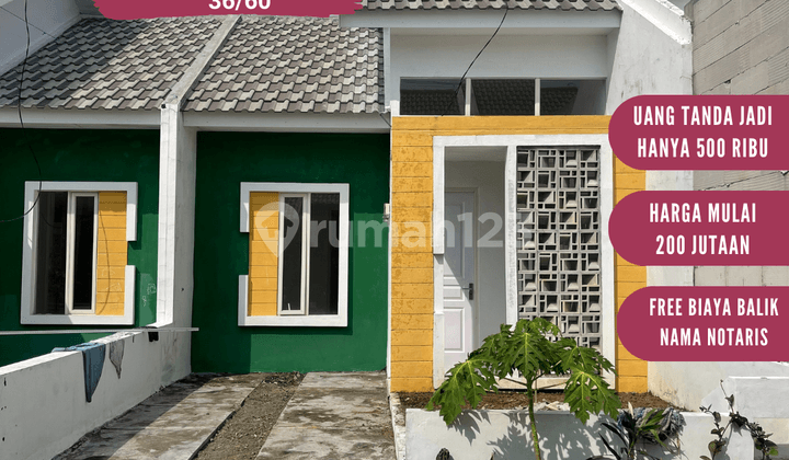 Rumah Type Premium 36/60 Blok B1 No. 10 Cicilan Ringan