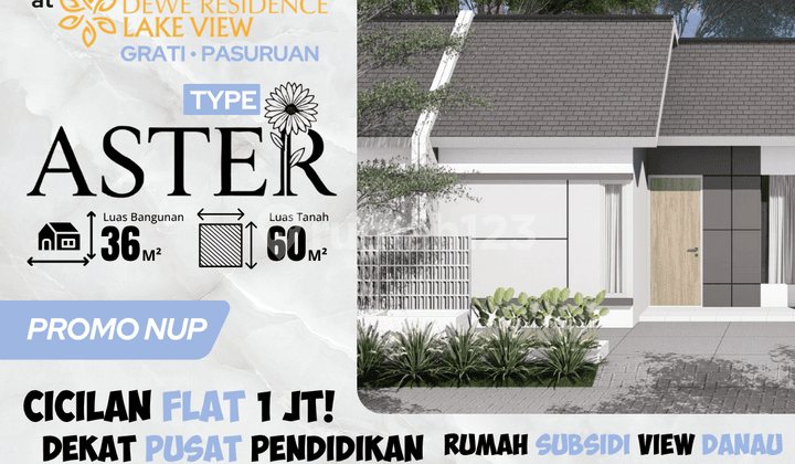 Promo Terbatas Cluster Tipe Aster Cicilan Flat