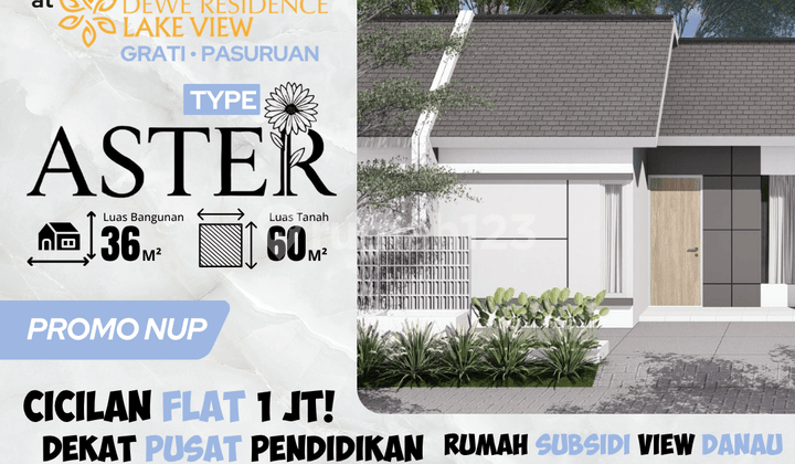 Promo Terbatas Cluster Tipe Aster Cicilan Flat