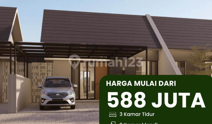 PROMO Modern House in Krian Sidoarjo Area Type 36/151