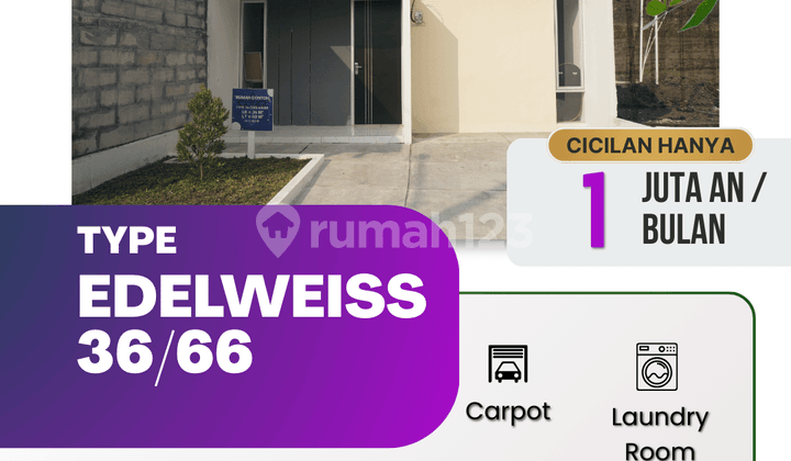 Edelweiss Type 36/60 House Block A21 Grati – Near Toll Access