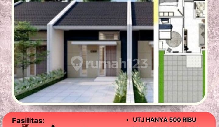 Rumah Type Wahid 30/60 Blok N5 no 4 Cicilan Ringan, Bebas Stres